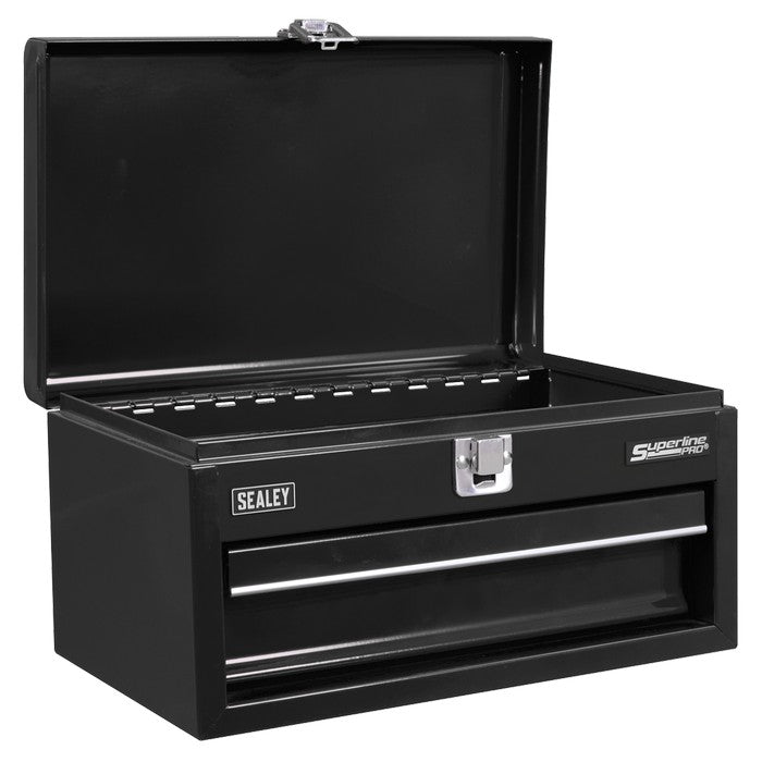 Mini Toolbox with Drawer - Black