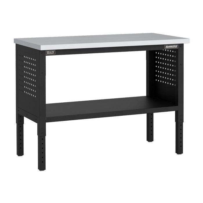 Modular Workbench with Stainless Steel Worktop 1265mm