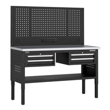 Superline PRO® Modular Workbench with 4 Drawers, Steel Top