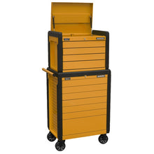 Topchest & Rollcab Combo 11 Drawer Push-To-Open Orange