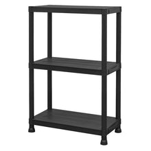 Plastic Racking Unit with 3 Shelves 25kg Capacity Per Level