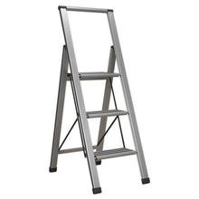 Aluminium Prof Folding Step Ladder 3-Step 150kg Capacity