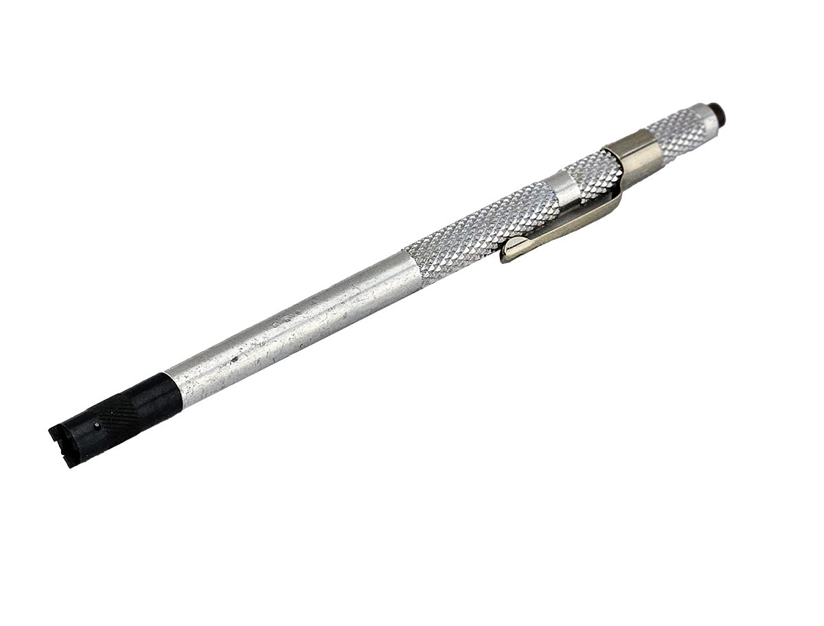 Pen Style Aluminium screw starter on white back ground