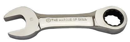 Britool Hallmark Stubby / Short Ratchet Spanner Range 8-19mm