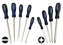 Britool 9pc Pozi & Slotted Screwdriver Set