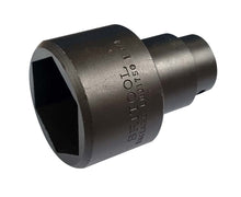 A black Britool Hallmark 1/2" Drive AF 1-3/4" Impact Ball Joint Socket with a stamped logo.