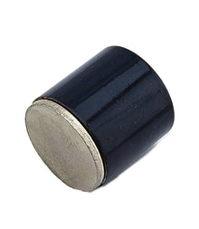 Britool England branded navy blue engineers pot magnet showing side om view. Comes with protective magnet cover.