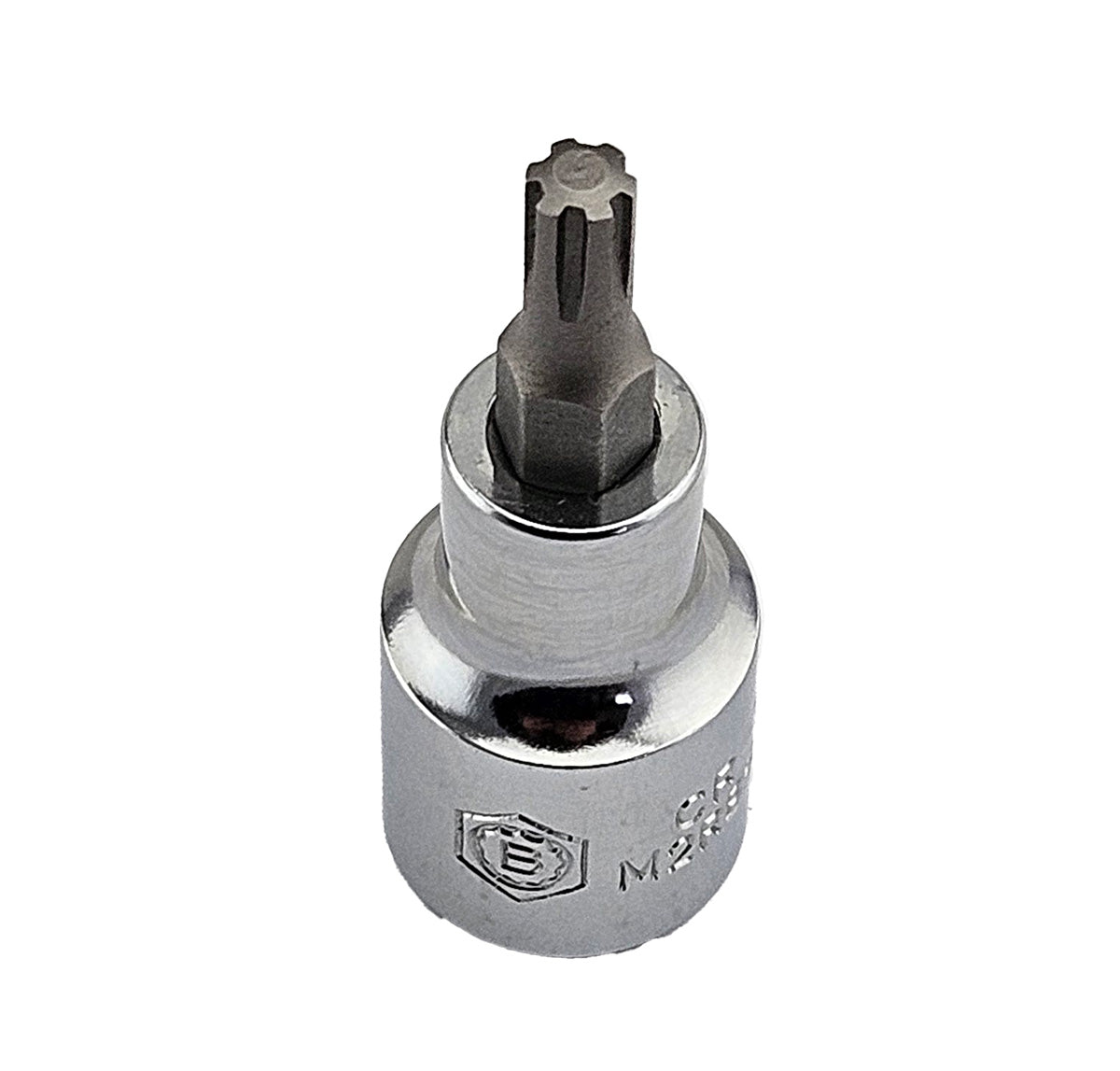 3/8" drive hrome ribe head bit socket in size M5 from the Britool Hallmark range.