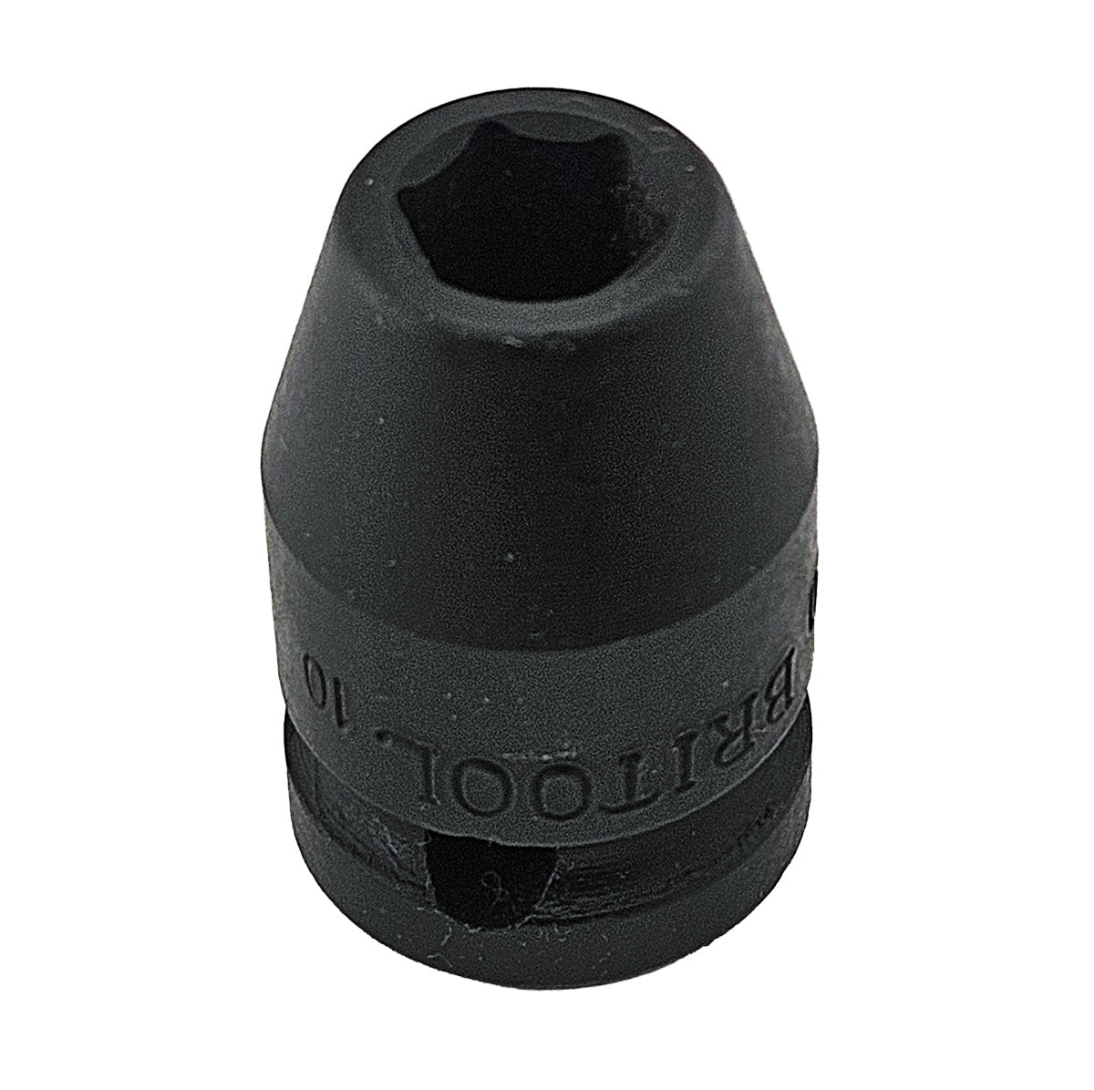 Britool branded 1/2" drive 10mm hexagon impact socket, standard depth approximately 38mm