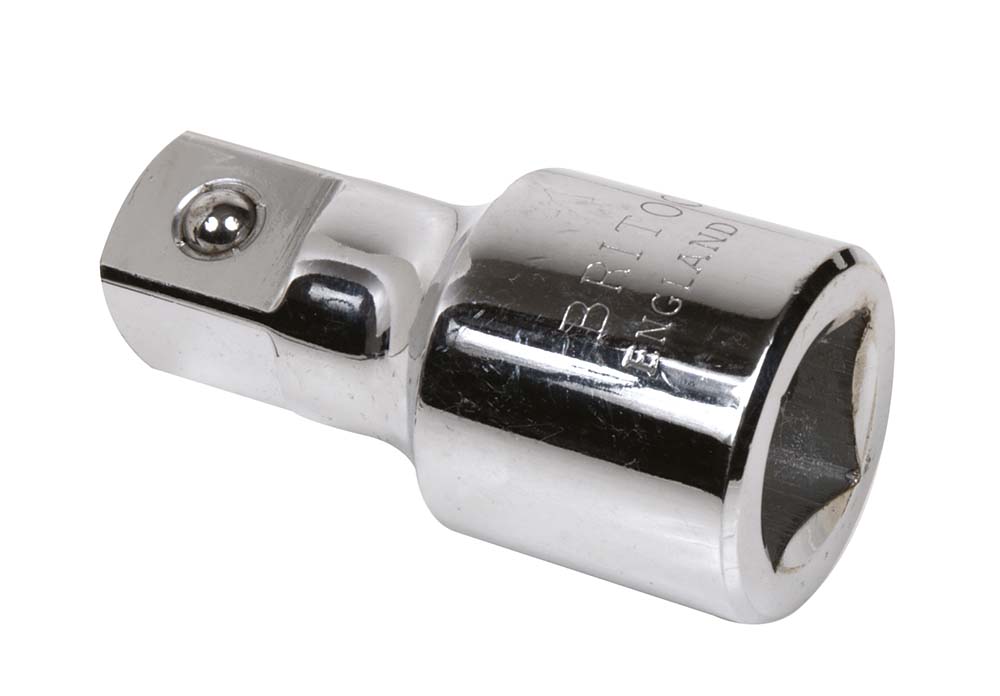 Britool England 3/4 drive extension bar, chrome, 75mm in length