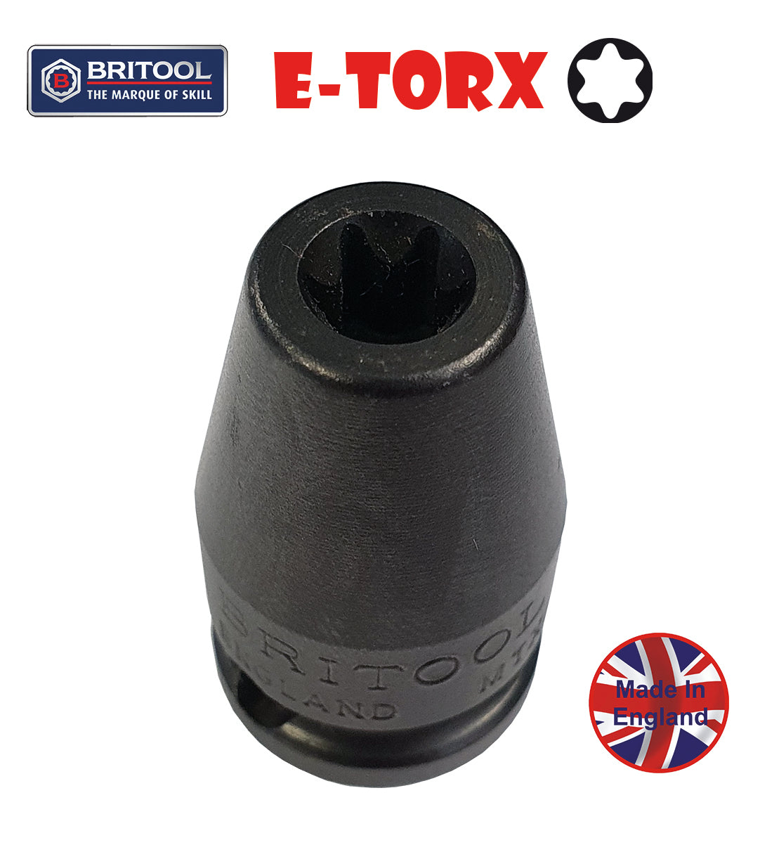 Britool England 3/8" drive E-Torx impact socket