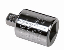A polished chrome adapter with 3/8 inch female to 1/4 inch male threading, marked with the Britool England brand.
