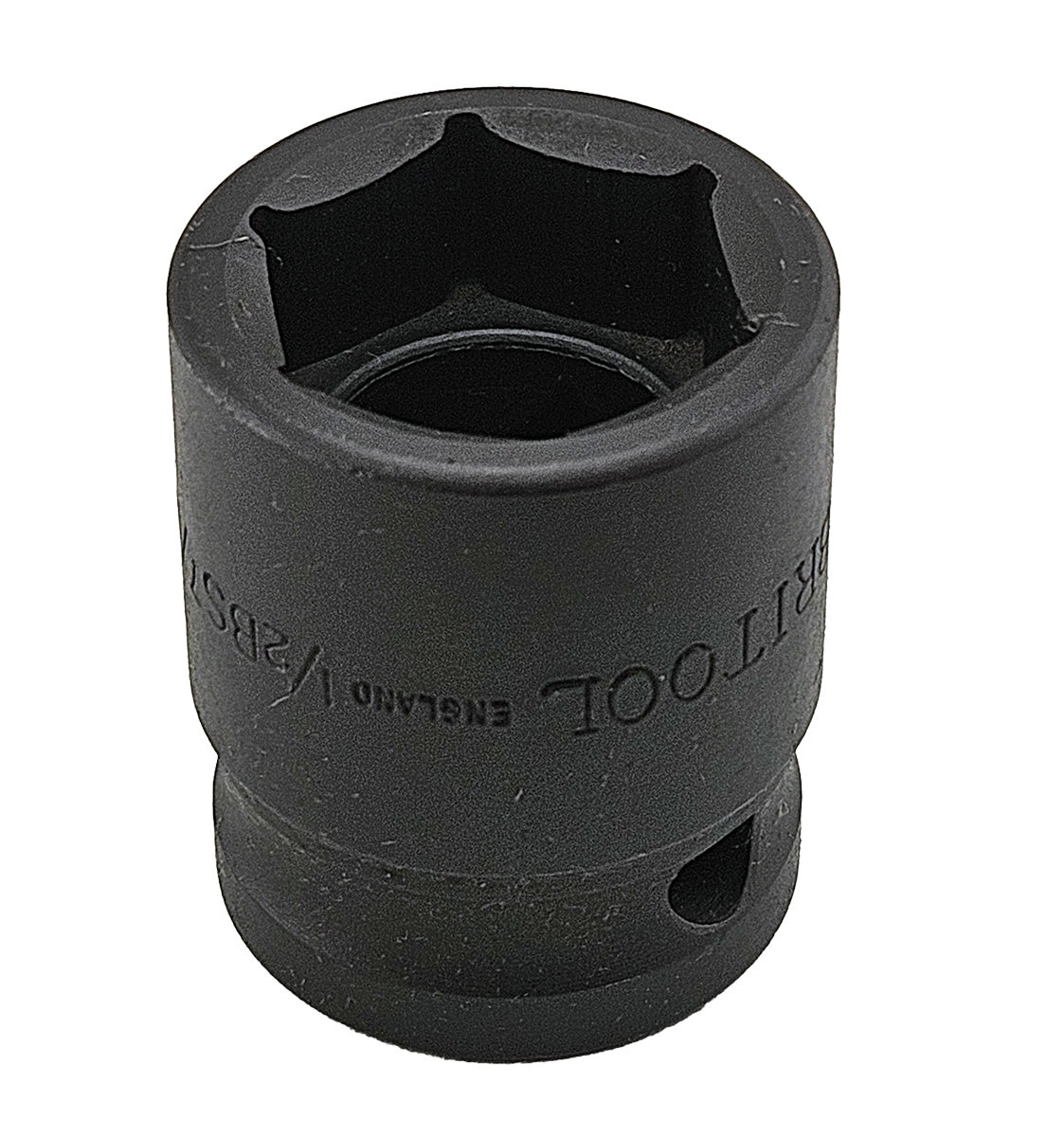 Britool England 1/2" drive hexagon impact socket 7/16" whitworth size.