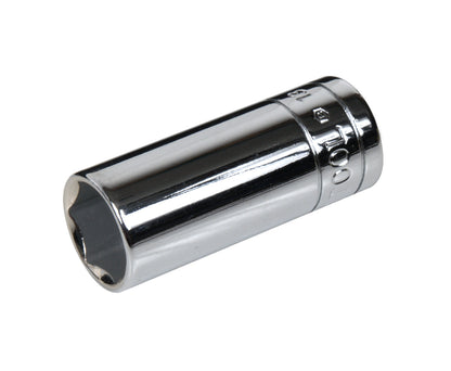 3/8" drive 13m chrome semi deep socket from Britool Hallmark range, showing branding and logo