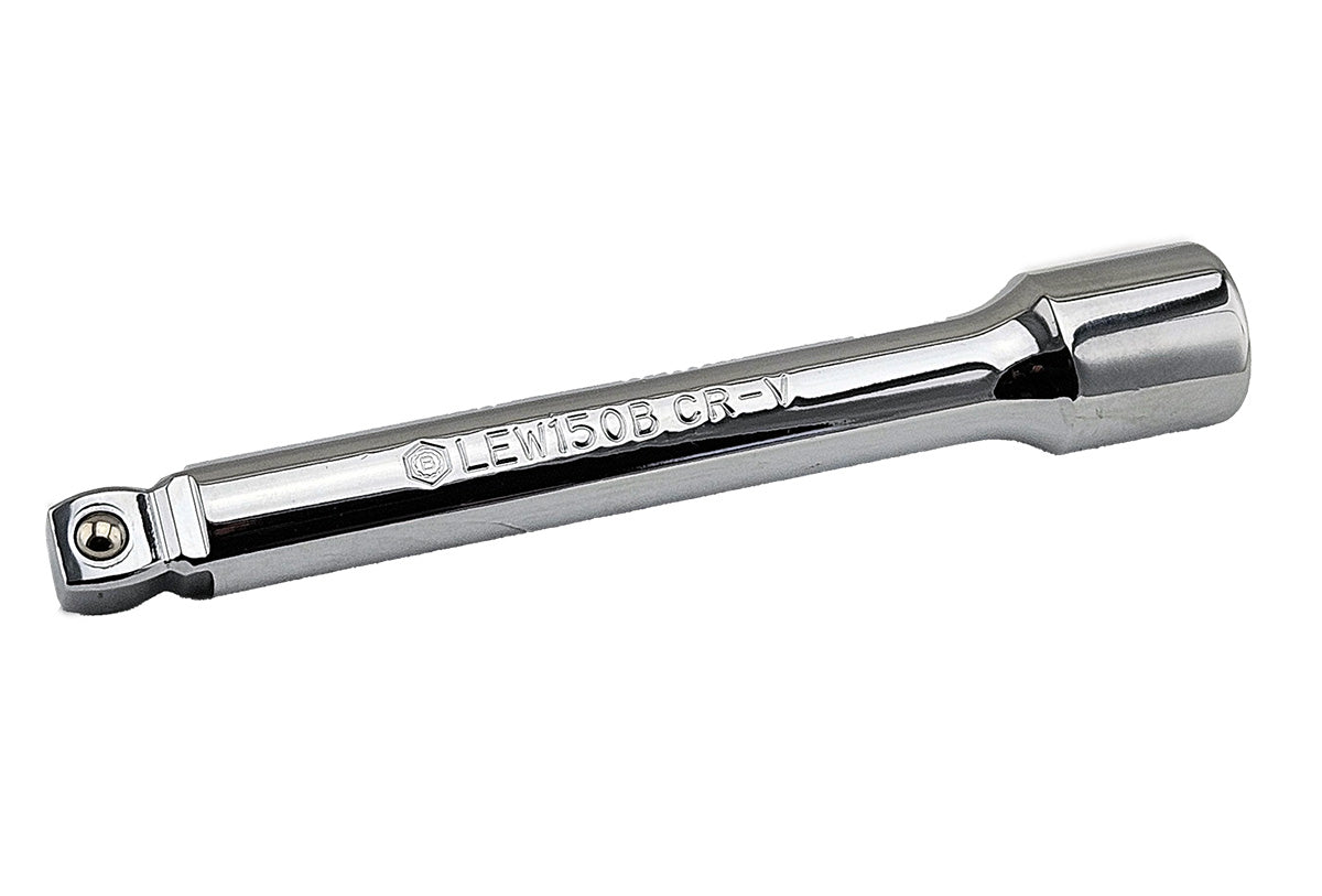 Britool Hallmark 1/2" drive 150mm long chrome wobble extension bar, for awkward or restricted access.