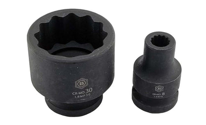 Britool Hallmark 1/2" drive bi-hexagon 12 point profile impact rated socket.