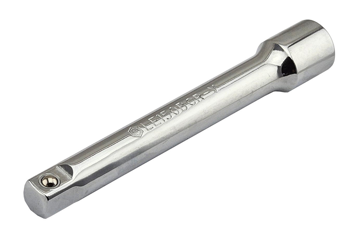 Britool Hallmark 1/2" drive chrome extension bar, with fixed profile and 150mm long.