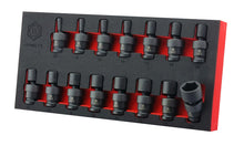 Britool Hallmark 15pc flexi impact socket set 10-24mm