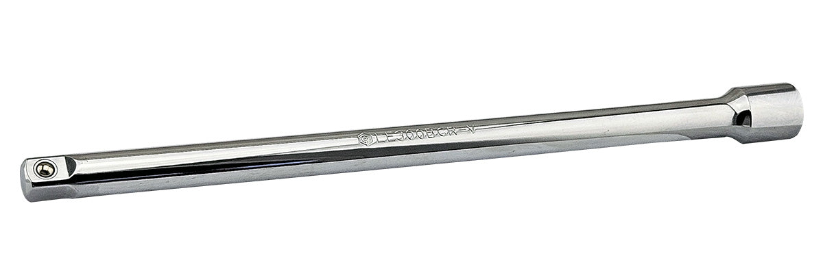 Britool Hallmark 1/2" drive 300mm long chrome fixed extension bar set.