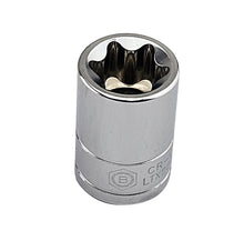 1/2 drive chrome female E-Torx socket from Britool Hallmark set MLETXSET14