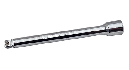 Britool Hallmark 1/4" drive 100mm chrome wobble end extension bar to aid access where it is restricted.