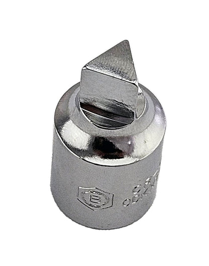 3/8" drive chrome 10mm triangle profile oil drain plug key from Britool Hallmark MODS19 set