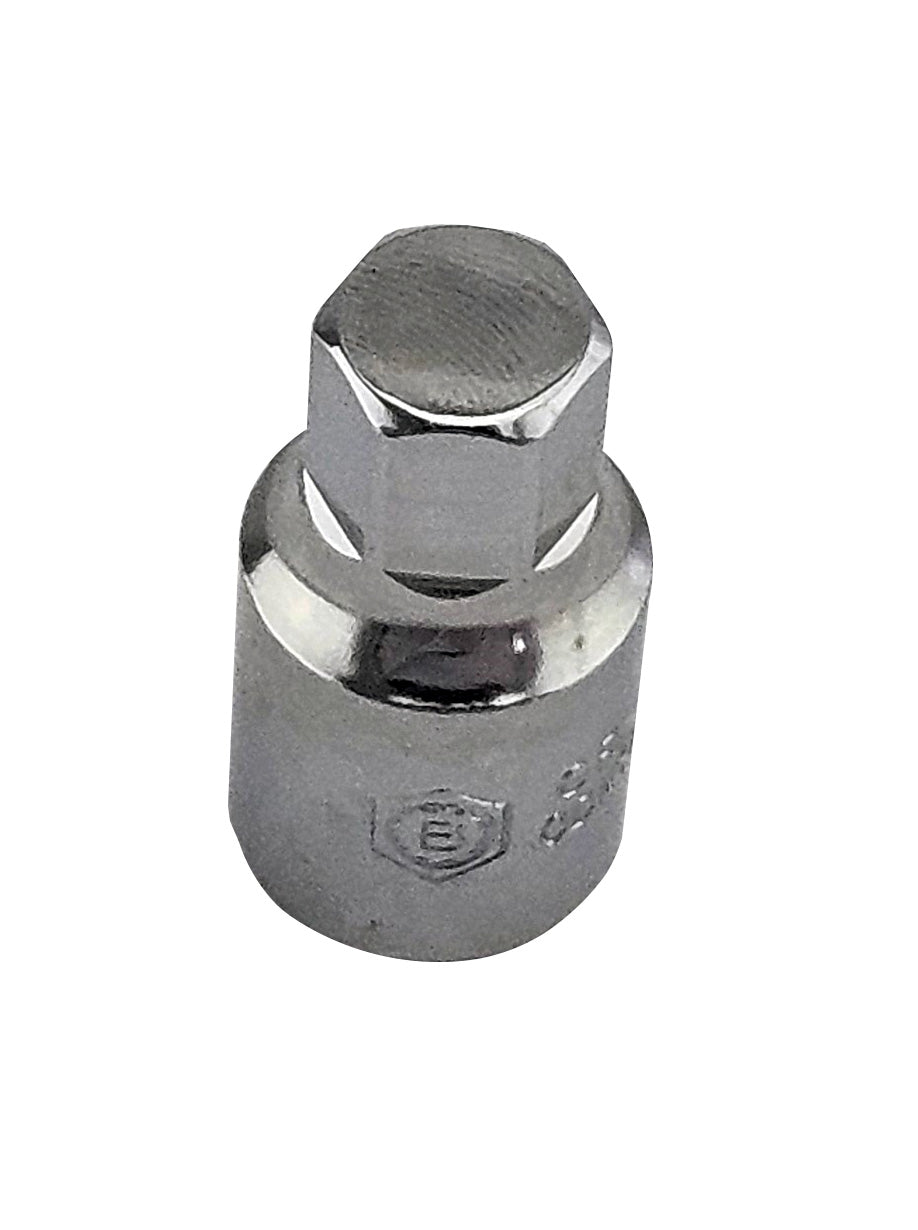 3/8" drive chrome 12mm hexagon profile oil drain plug key from Britool Hallmark MODS19 set