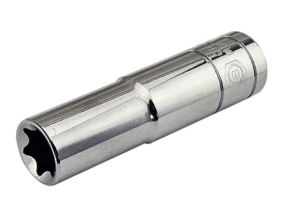 Britool Hallmark 3/8" drive E14 size deep female torx chrome socket 