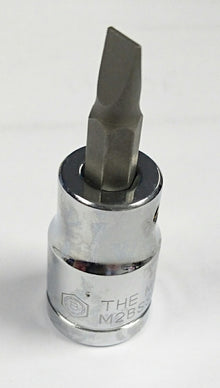 Britool Hallmark 3/8" drive V2 slotted screwdriver bit socket sizes 7, 8, 9mm
