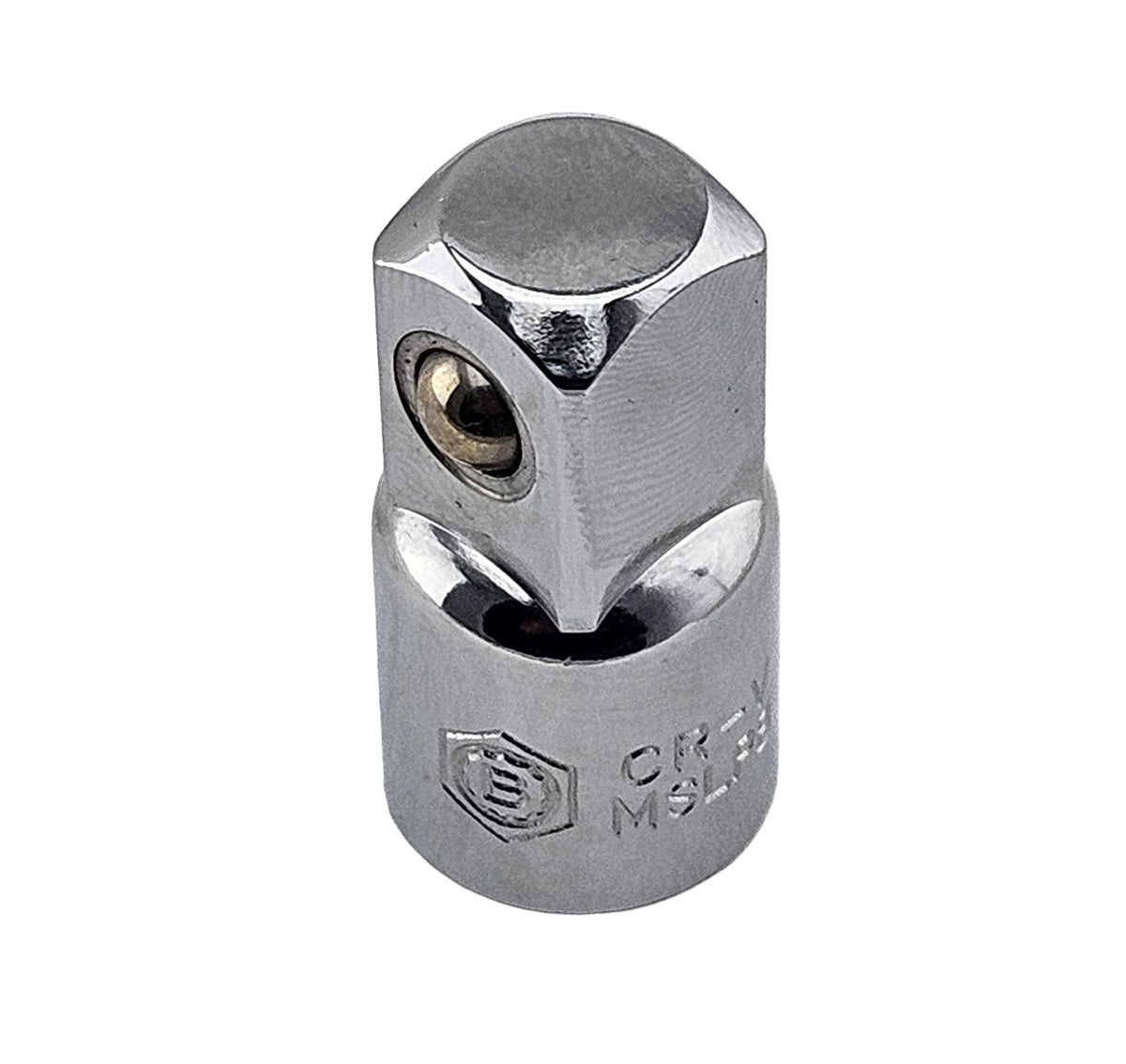 Britool Hallmark 3/8"  female to 1/2" male chrome socket adaptor.
