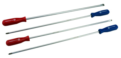 Britool Hallmark long reach screwdrivers PH2 PZ2 slotted professional tools