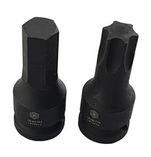 Britool Hallmark 1/2" drive 14mm hexagon and T70 tox impact bit sockets from LMTHPSET14 set.