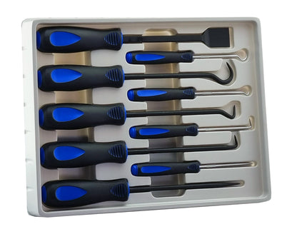 Britool Hallmark 9 piece hook and pick set with scraper