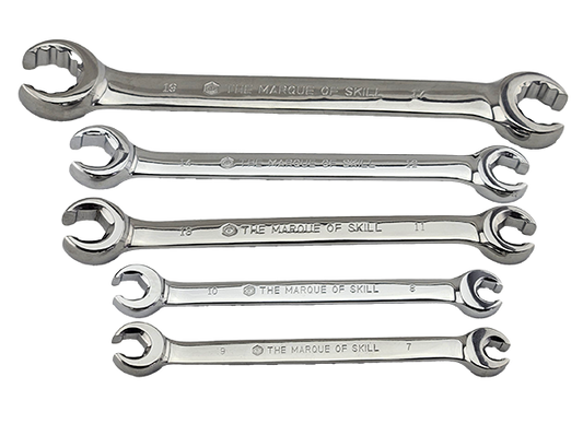 Britool Marque of Skill flare nut set showing branding