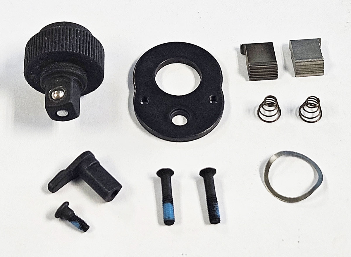 Full service repair kit for Britool Hallmark 1/4" drive ratchet, SR150FTB.  Please note it will only fit this version ratchet.