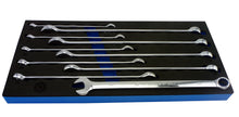 Britool Hallmark CEXMSET10TC 10 piece extra long combination spanner set 10-19mm in tool control foam.