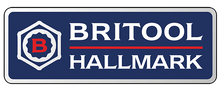 Britool Hallmark offical logo with a blue background and white text