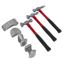 Panel Beating Set 7pc Drop-Forged Fibreglass Shafts