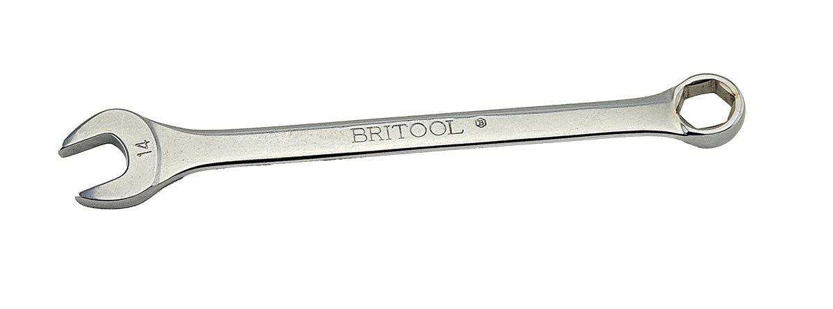 Britool England Combination Spanner Series with 6-Point Hexagon Rings