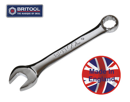 Britool England Short AF Combination Spanner Set With Bi-Hexagon (12 Point) Ring