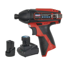 SV12 Series 1/4"Hex Drive Cordless Impact Driver Kit 12V 2Ah - 2 Batteries