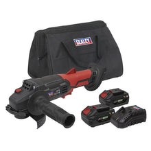 SV20 Series 115mm Cordless Angle Grinder Kit 20V 4Ah - 2 Batteries