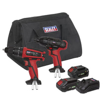 2 x SV20 Series Cordless Power Tool Kit 20V - 2 Batteries