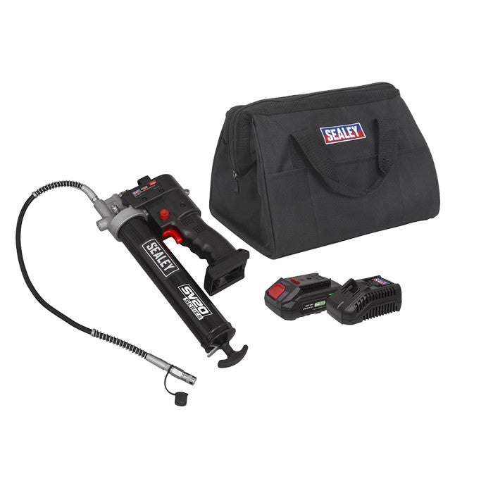 20V SV20 Series, Grease Gun Kit 2Ah