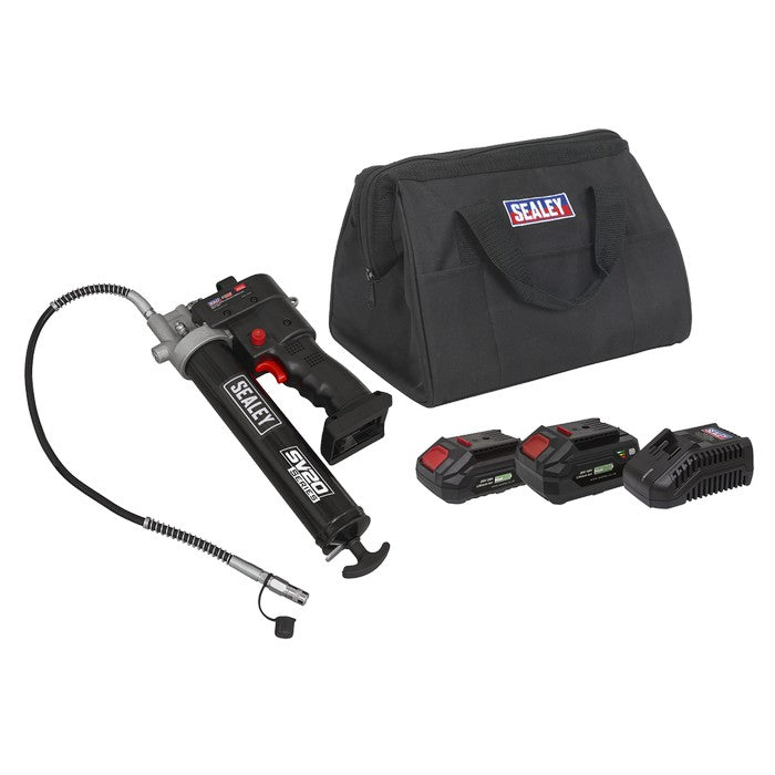 20V SV20 Series, Grease Gun Kit - 2 Batteries