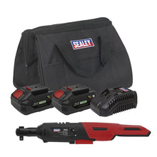 SV20 Series 3/8"Sq Drive Cordless Ratchet Wrench Kit 60Nm 20V 4Ah - 2 Batteries