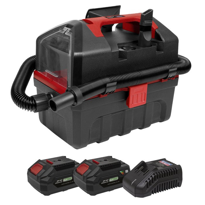 Cordless Wet & Dry Vacuum Kit 2 Batt - 20V 4Ah SV20 Series