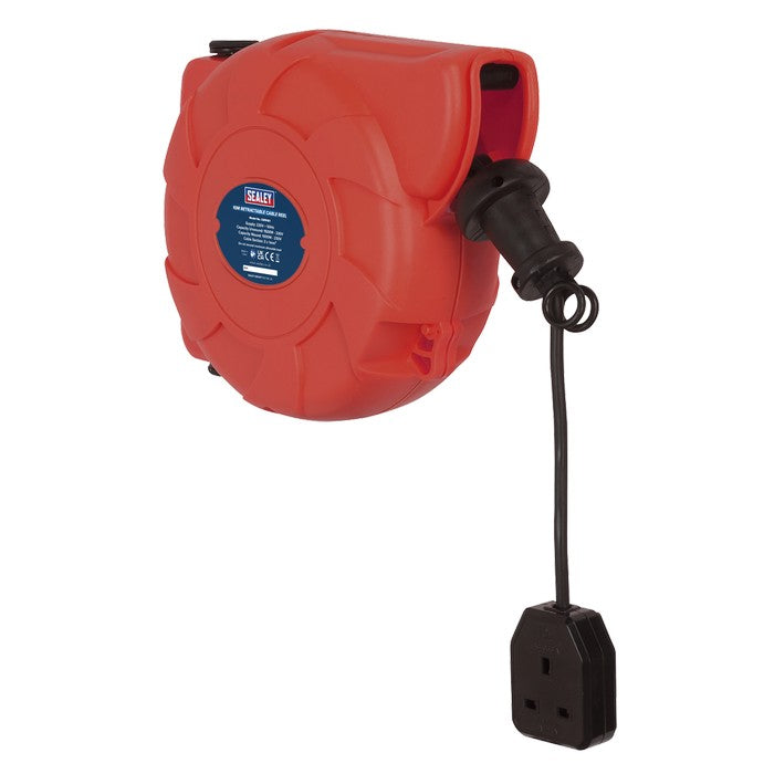 Cable Reel System Retractable 10m 1 x 230V Socket