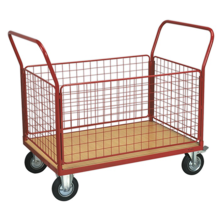 Platform Truck with 4 Removable Sides 300kg 1200 x 800mm