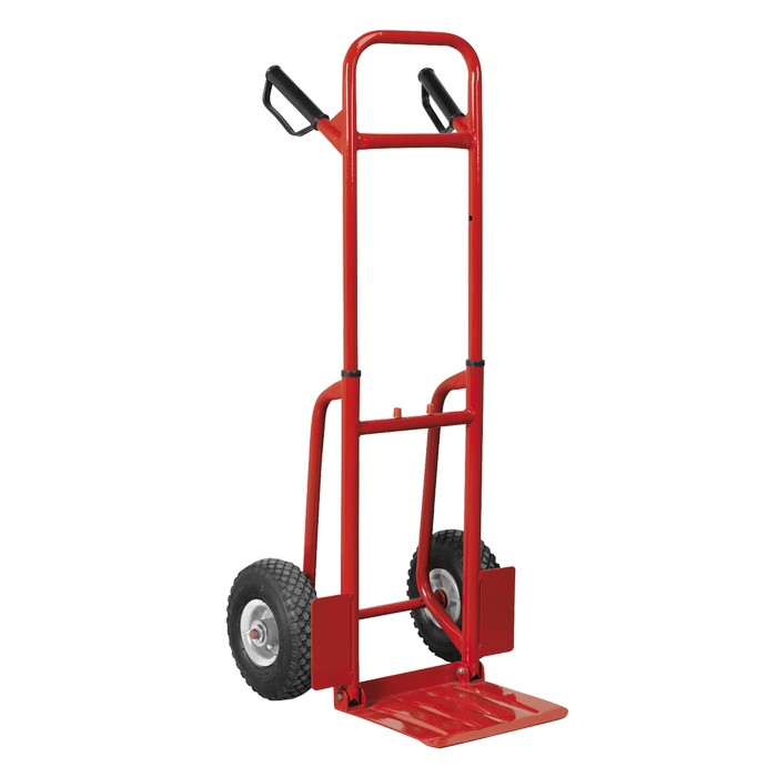 Folding Sack Truck with Pneumatic Tyres 200kg Capacity